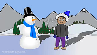 winter cartoon